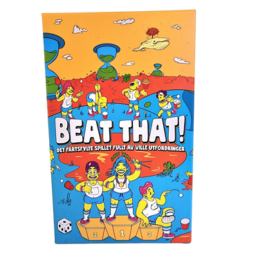 Beat That! NO spilleske med fargerik strand og aktivitetsscene motiv