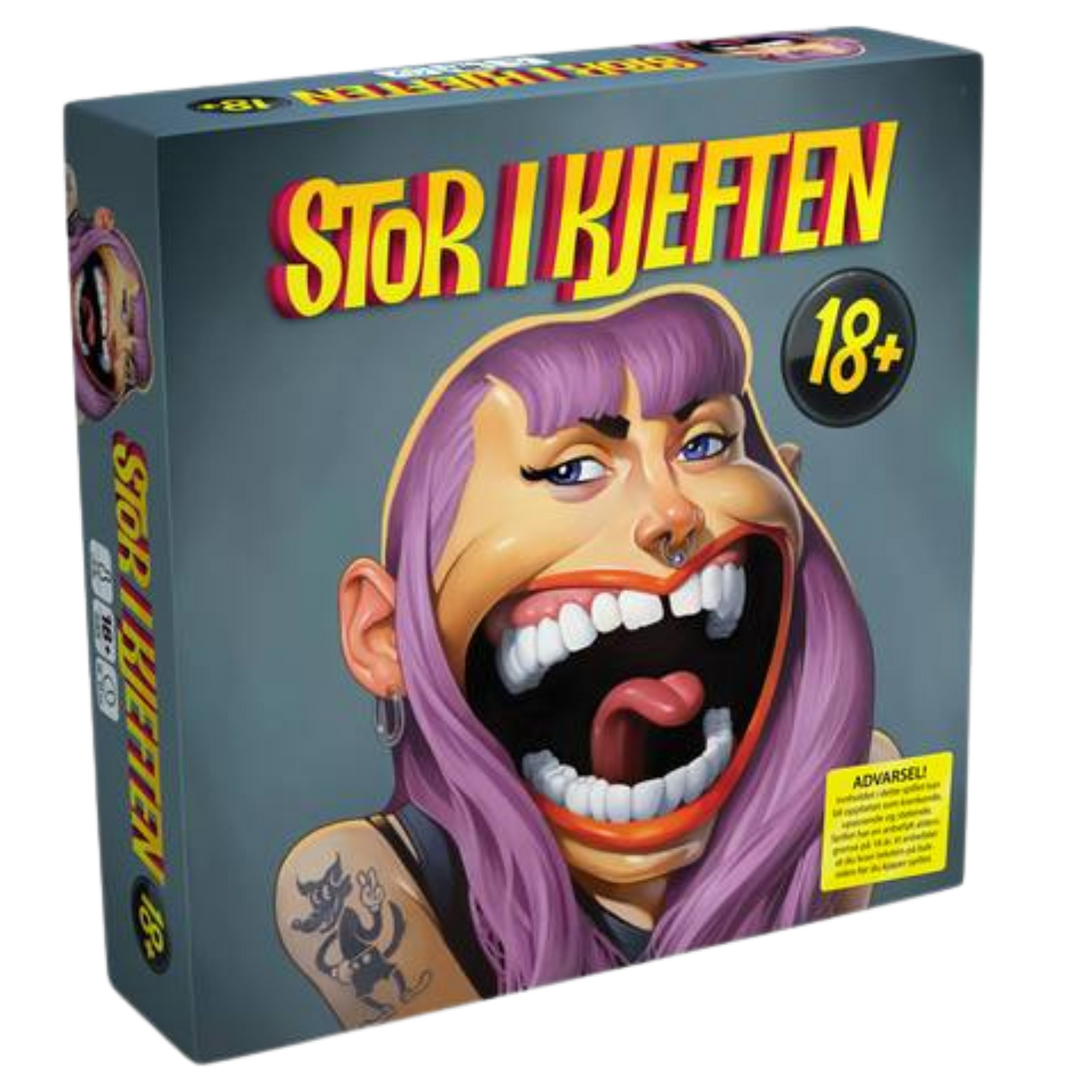 Stor i kjeften 18+ partyspill eske - latterfremkallende brettspill for voksne