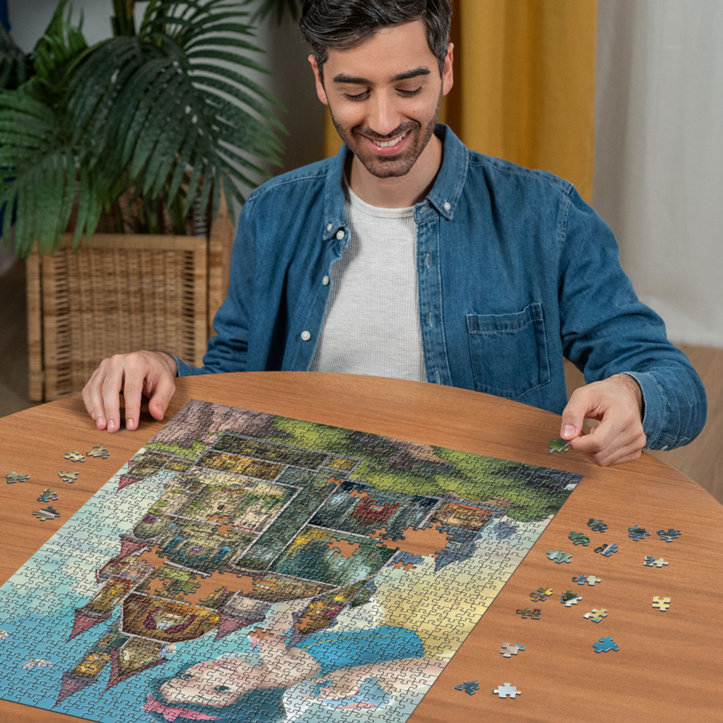 Disney slott Snøhvit - 1000 brikkers puslespill