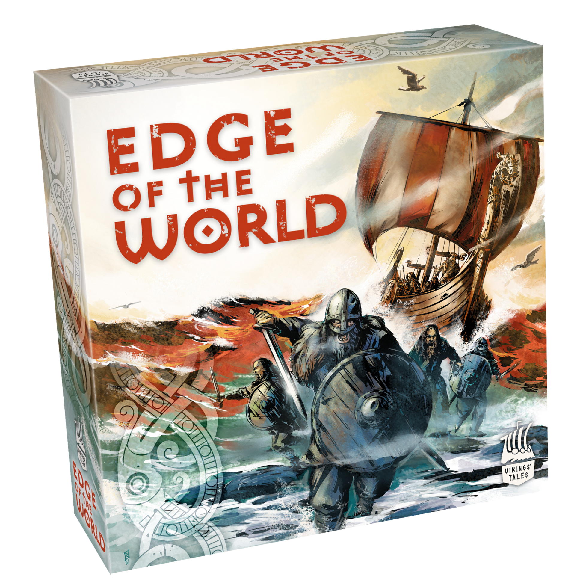 Vikings Tales Edge of the World spilleske med vikingskip og krigere motiv