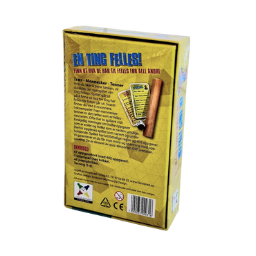 Board game-eske for En Ting Felles, et brettspill og puslespill for fellesskap