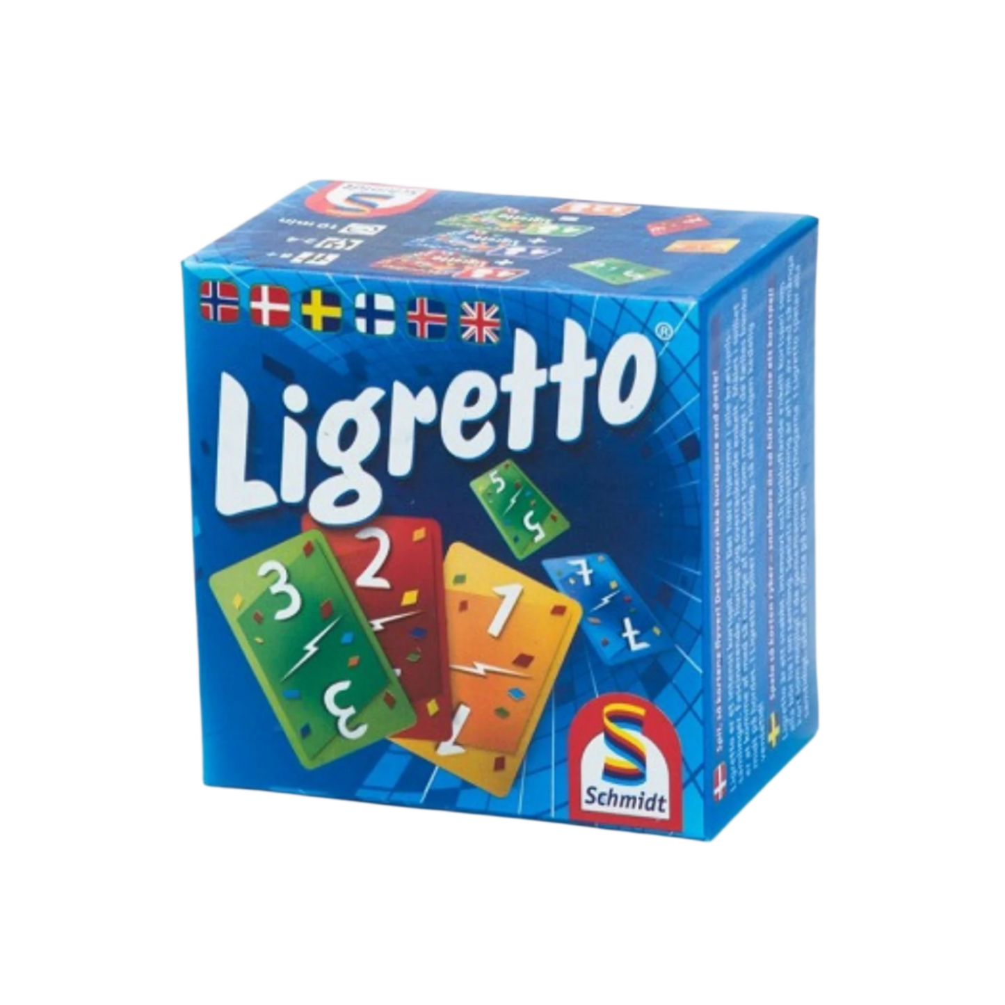 LIGRETTO kortspill box for intens kortspill og brettspill, Ligretto Blå