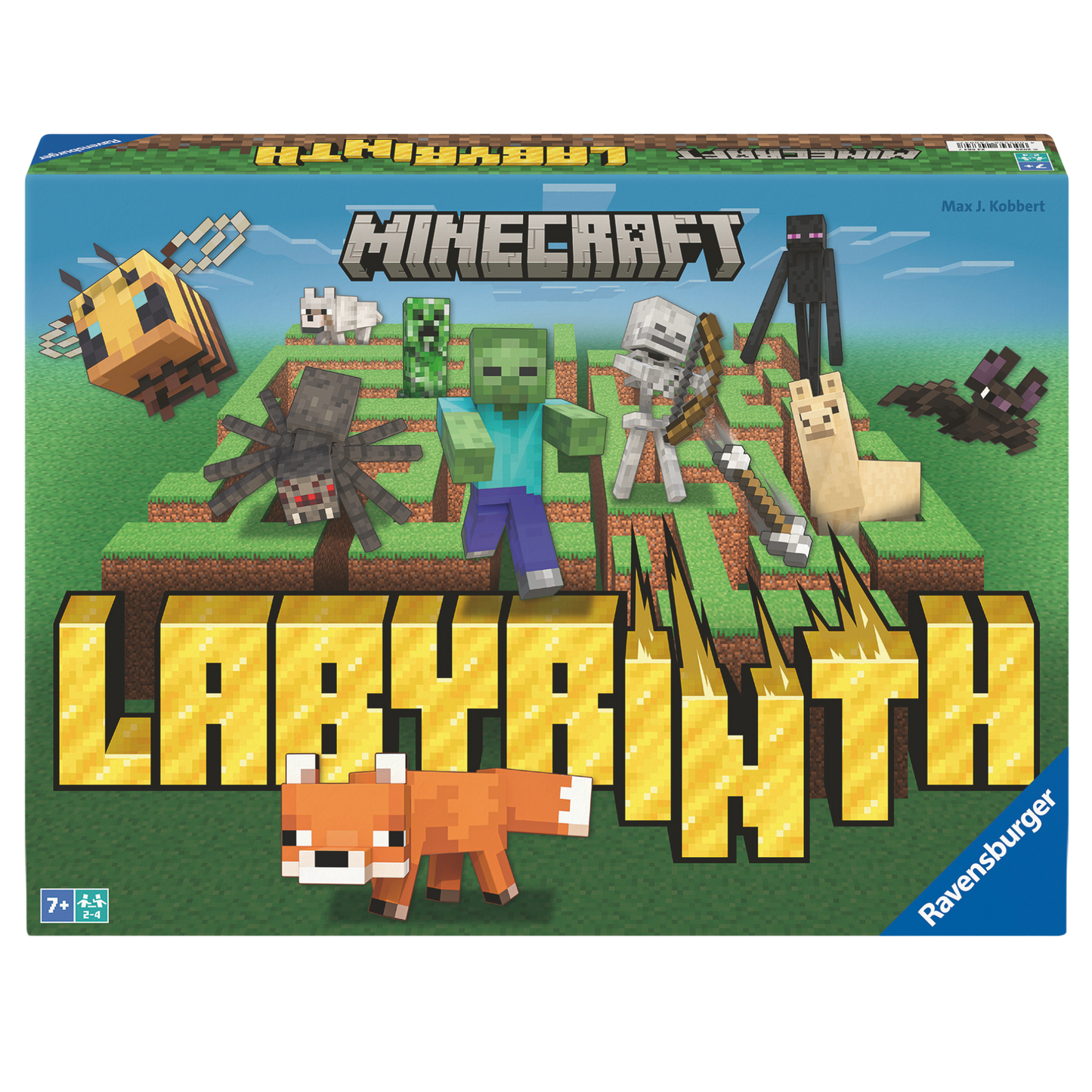 Minecraft Labyrinth Ravensburger spilleske med Minecraft karakterer og labyrint motiv