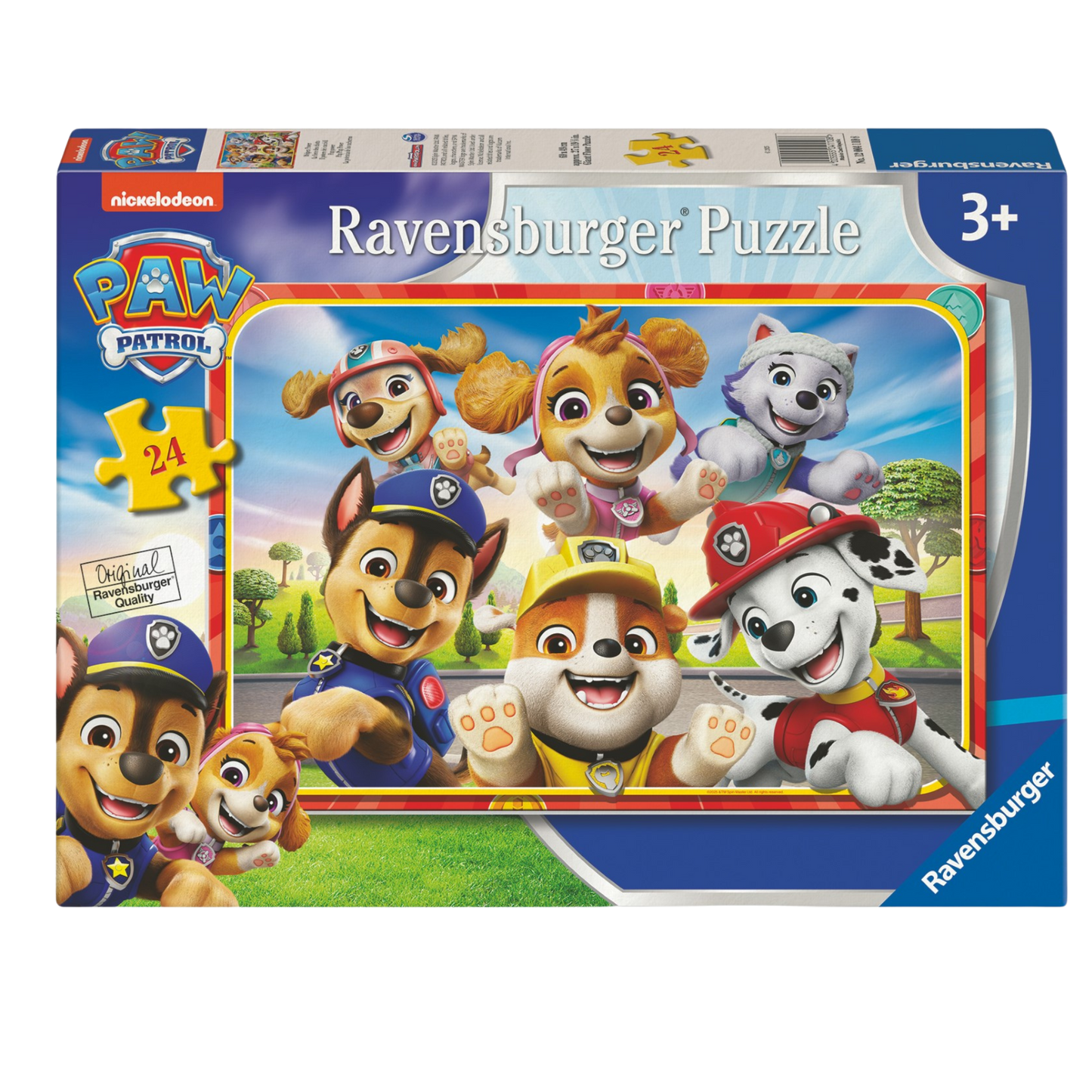 Paw Patrol med venner, stort gulvpuslespill 24 brikker