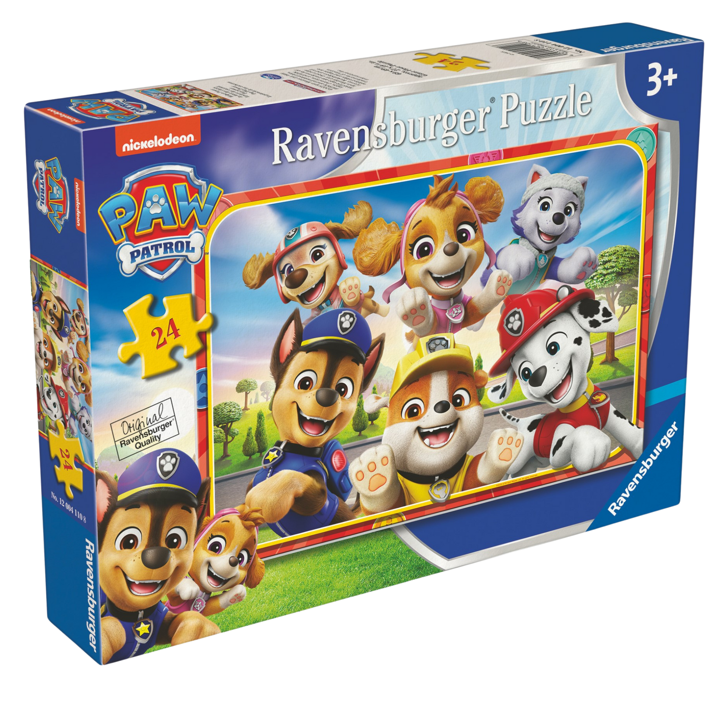 Paw Patrol med venner, stort gulvpuslespill 24 brikker