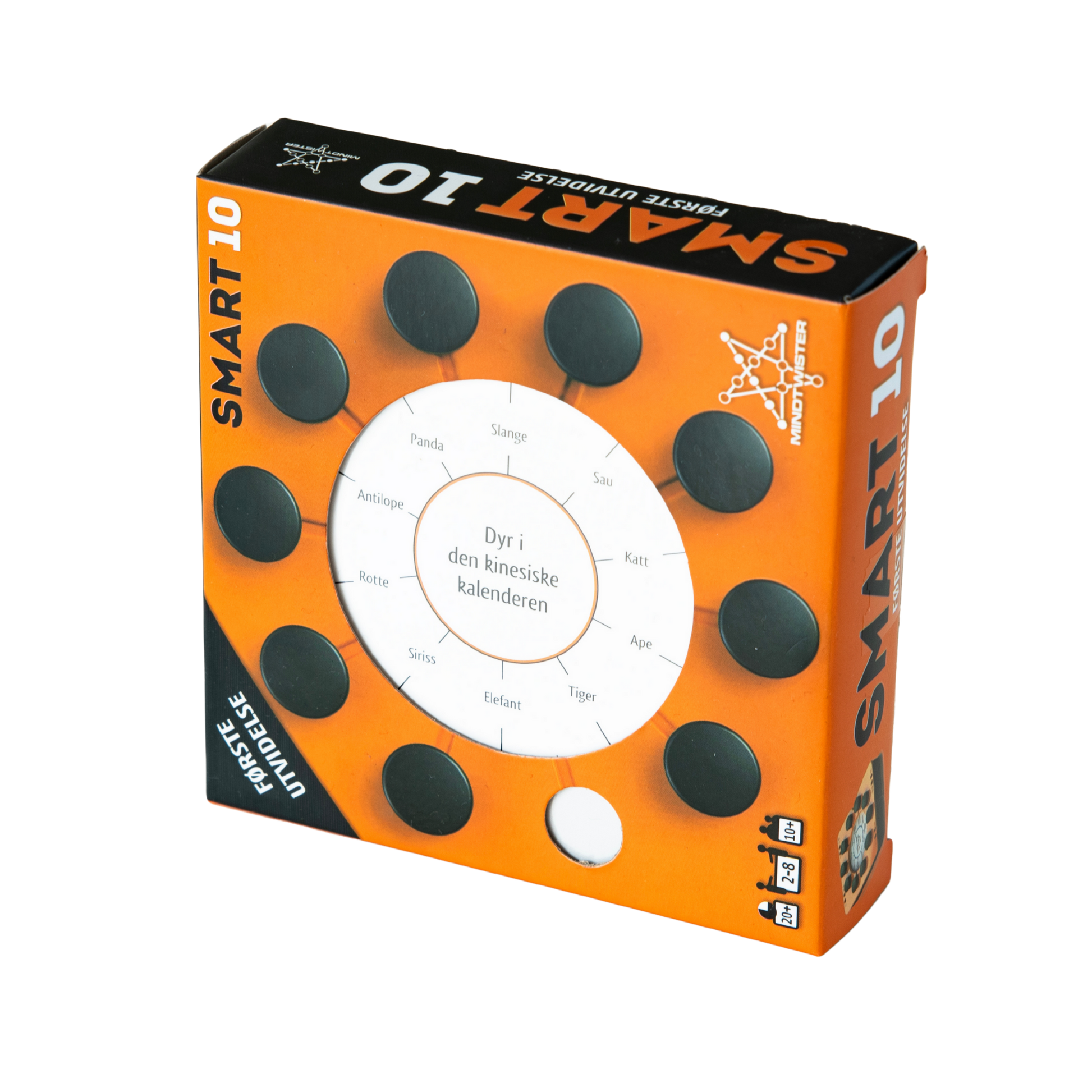 Bilde av esken til Smar 10 1. utvidelse med 200 nye spørsmålskort