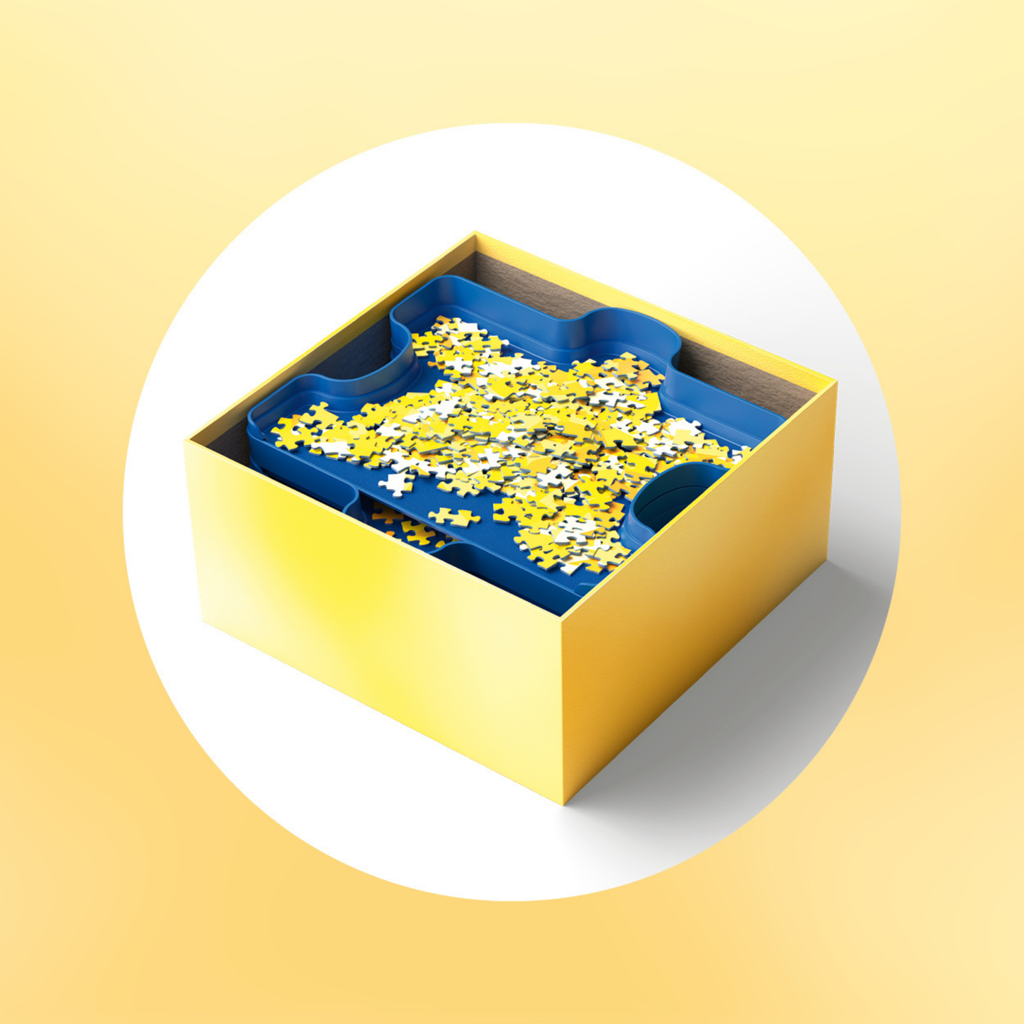 Puzzle Sort & Go sorteringsbokser for puslespill med praktisk stablingssystem fra Ravensburger
