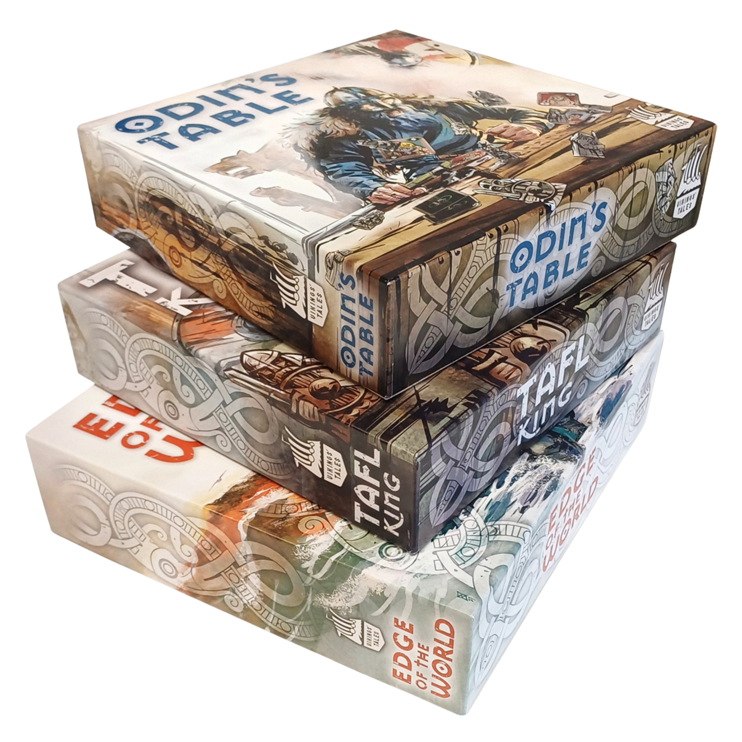 Vikings Tales Edge of the World spilleske med de andre spillene i samme serie: Odin's table og Tafl King