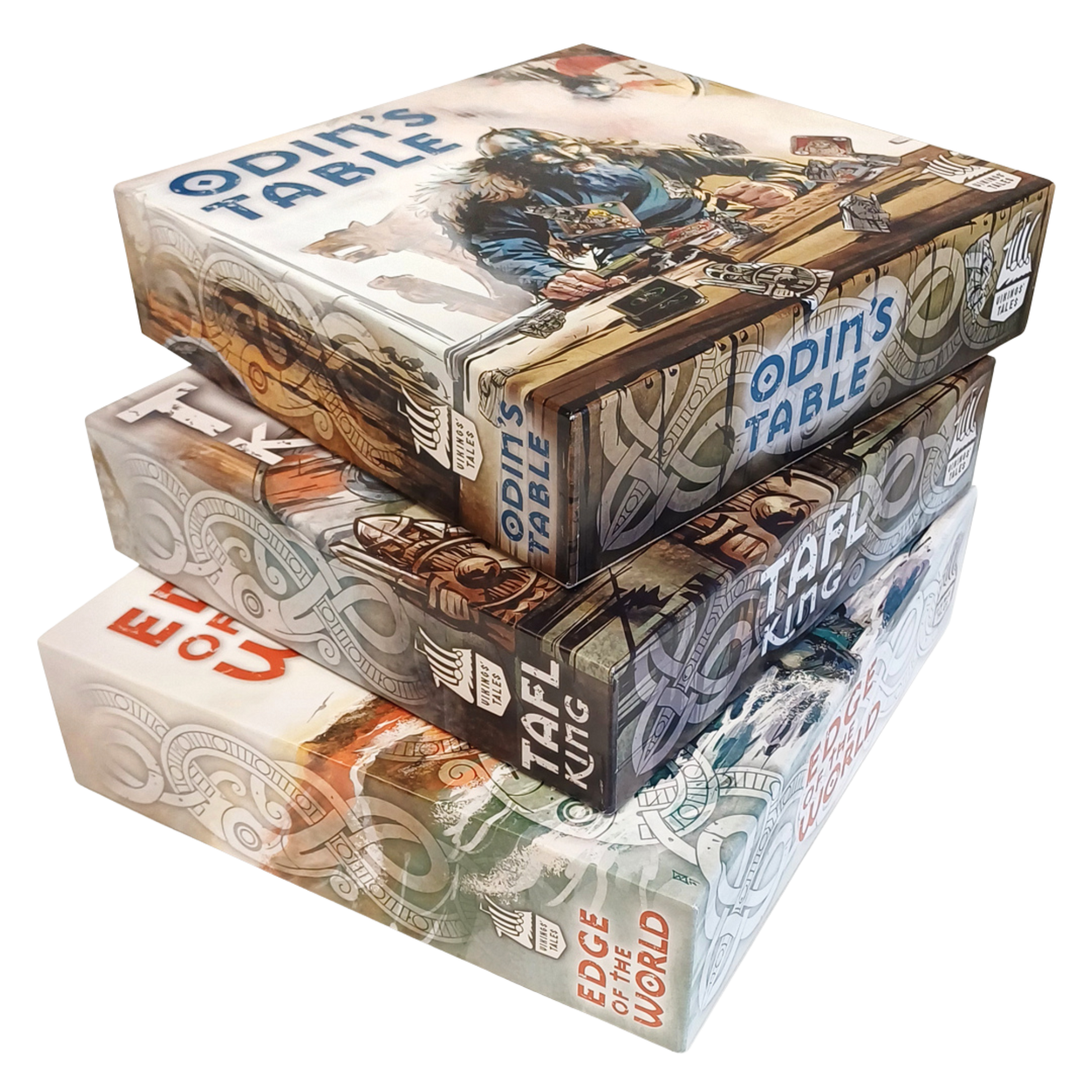 Vikings Tales Edge of the World spilleske med de andre spillene i samme serie: Odin's table og Tafl King