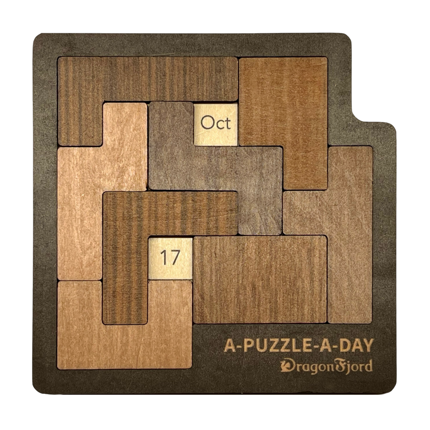 A-puzzle-a-day brett med brikker