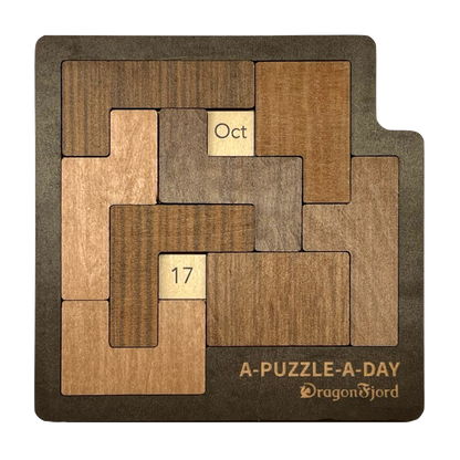 A-puzzle-a-day brett med brikker