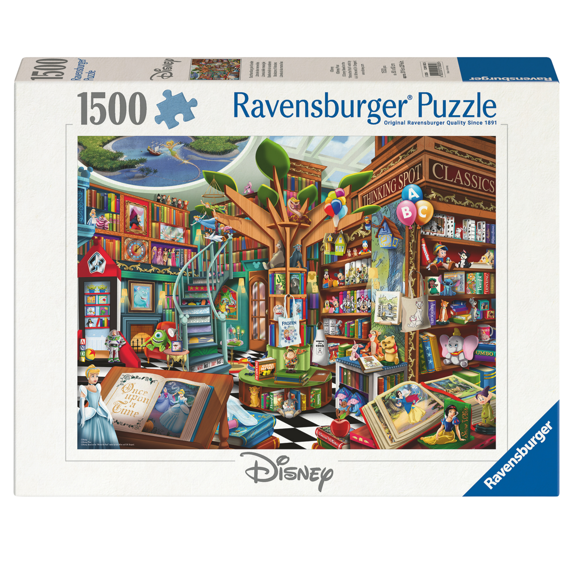 Disney historiebok - 1000 brikkers puslespill eske