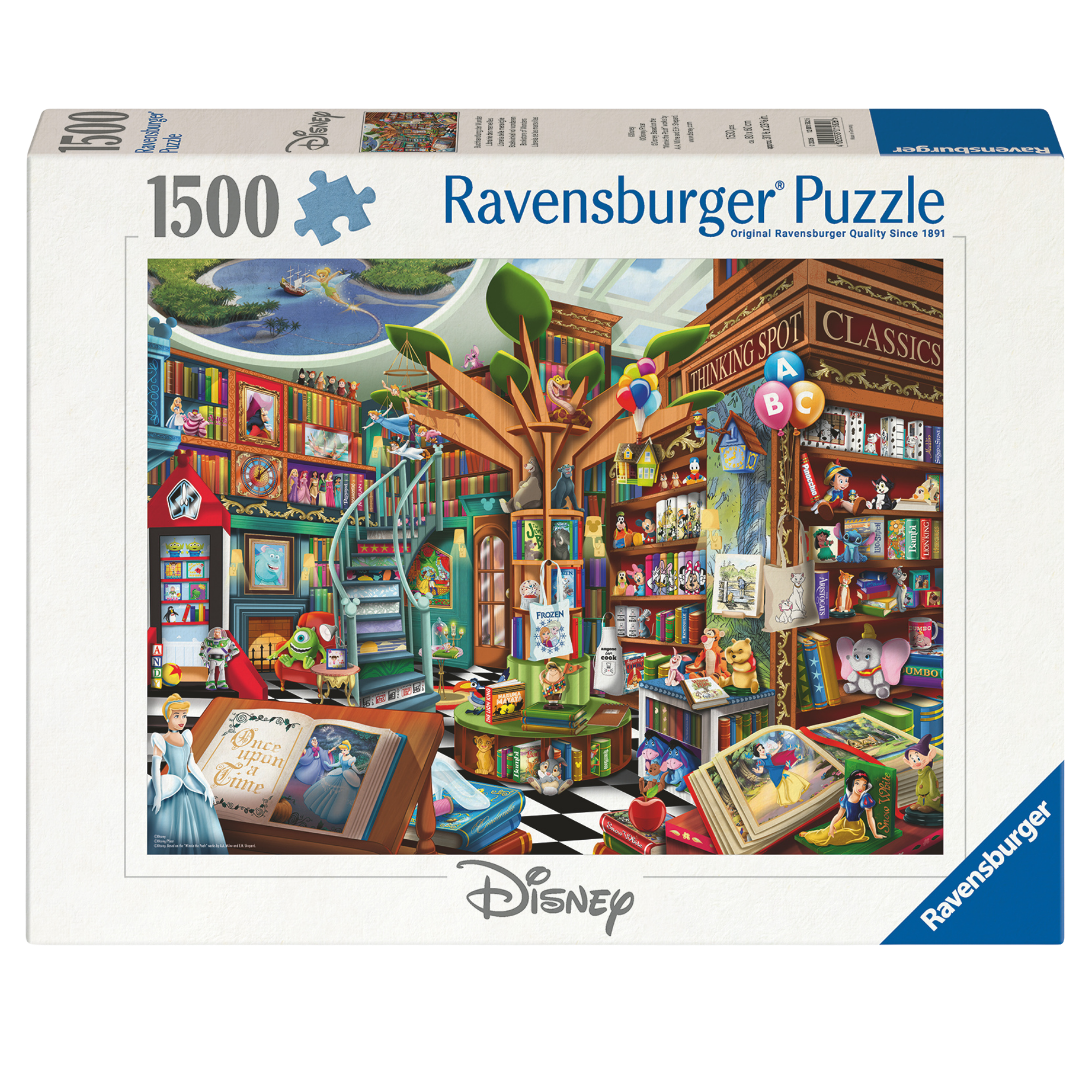 Disney historiebok - 1000 brikkers puslespill eske