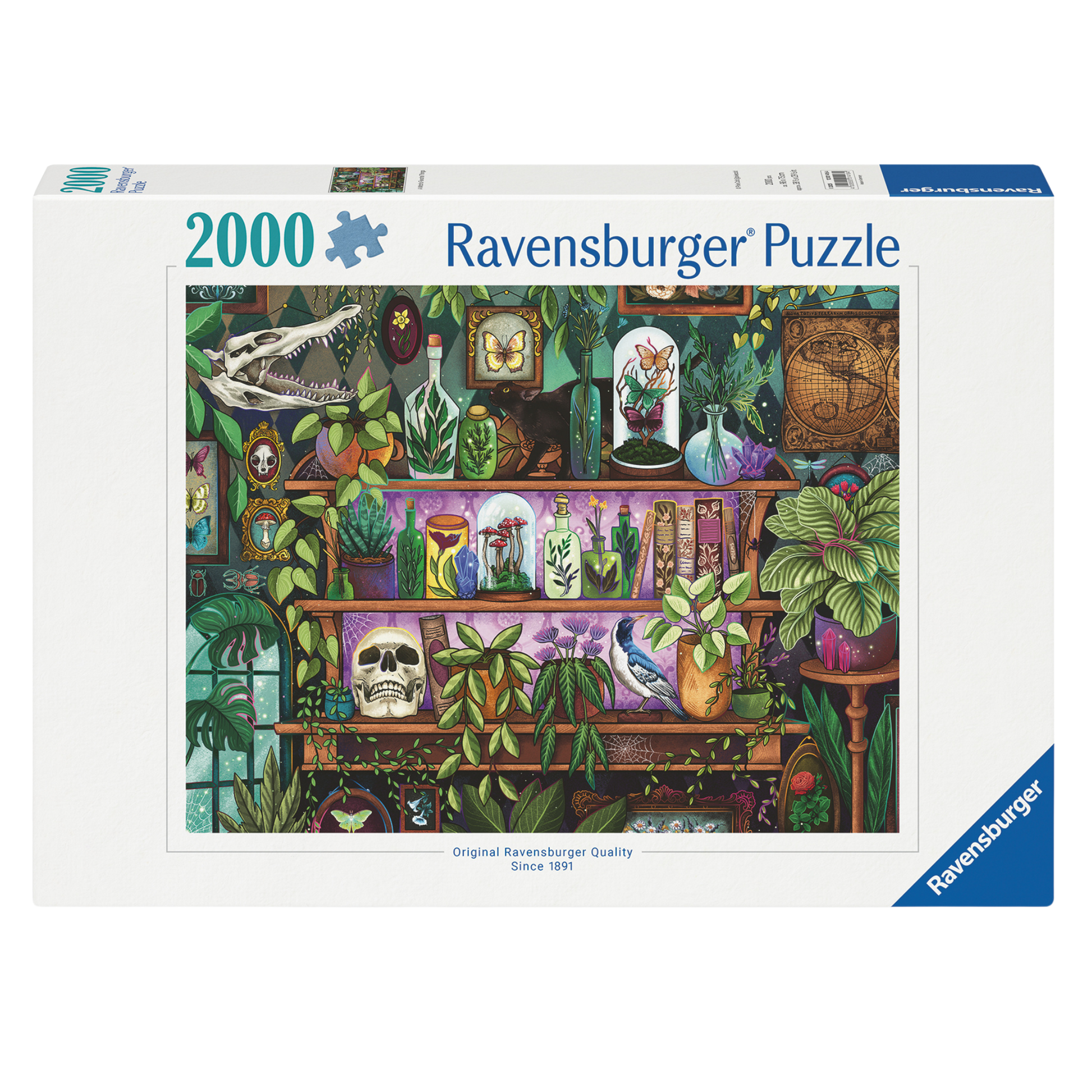 En Heks Yndlingsting 2000 brikker Ravensburger puslespill eske med magisk heksehylle motiv