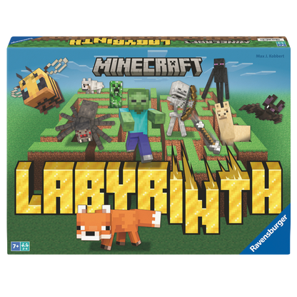 Minecraft Labyrinth Ravensburger spilleske med Minecraft karakterer og labyrint motiv