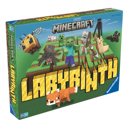 Minecraft Labyrinth Ravensburger spilleske med Minecraft karakterer og labyrint motiv