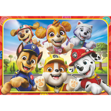 Paw Patrol med venner, stort gulvpuslespill 24 brikker