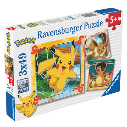 Pikachu 3x49 brikker