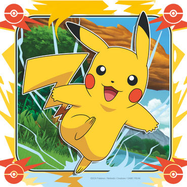 Pikachu 3x49 brikker