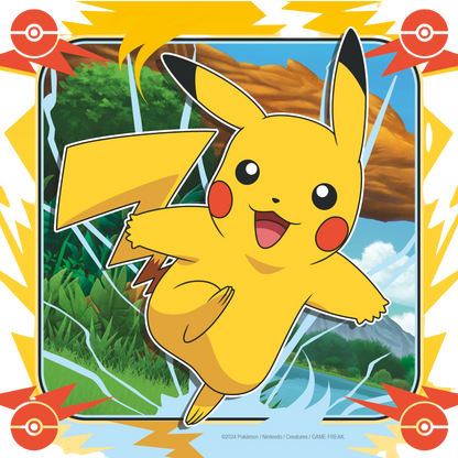 Pikachu 3x49 brikker