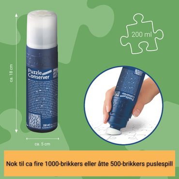 Ravensburger Puzzle Conserver Permanent puslespill-lim flaske med svamp-applikator 200ml