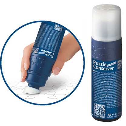 Ravensburger Puzzle Conserver Permanent puslespill-lim flaske med svamp-applikator 200ml