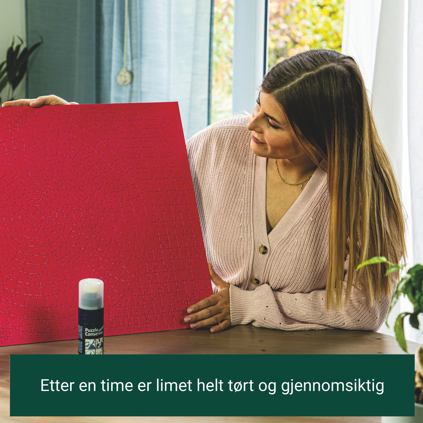 Ravensburger Puzzle Conserver Permanent puslespill-lim flaske med svamp-applikator 200ml