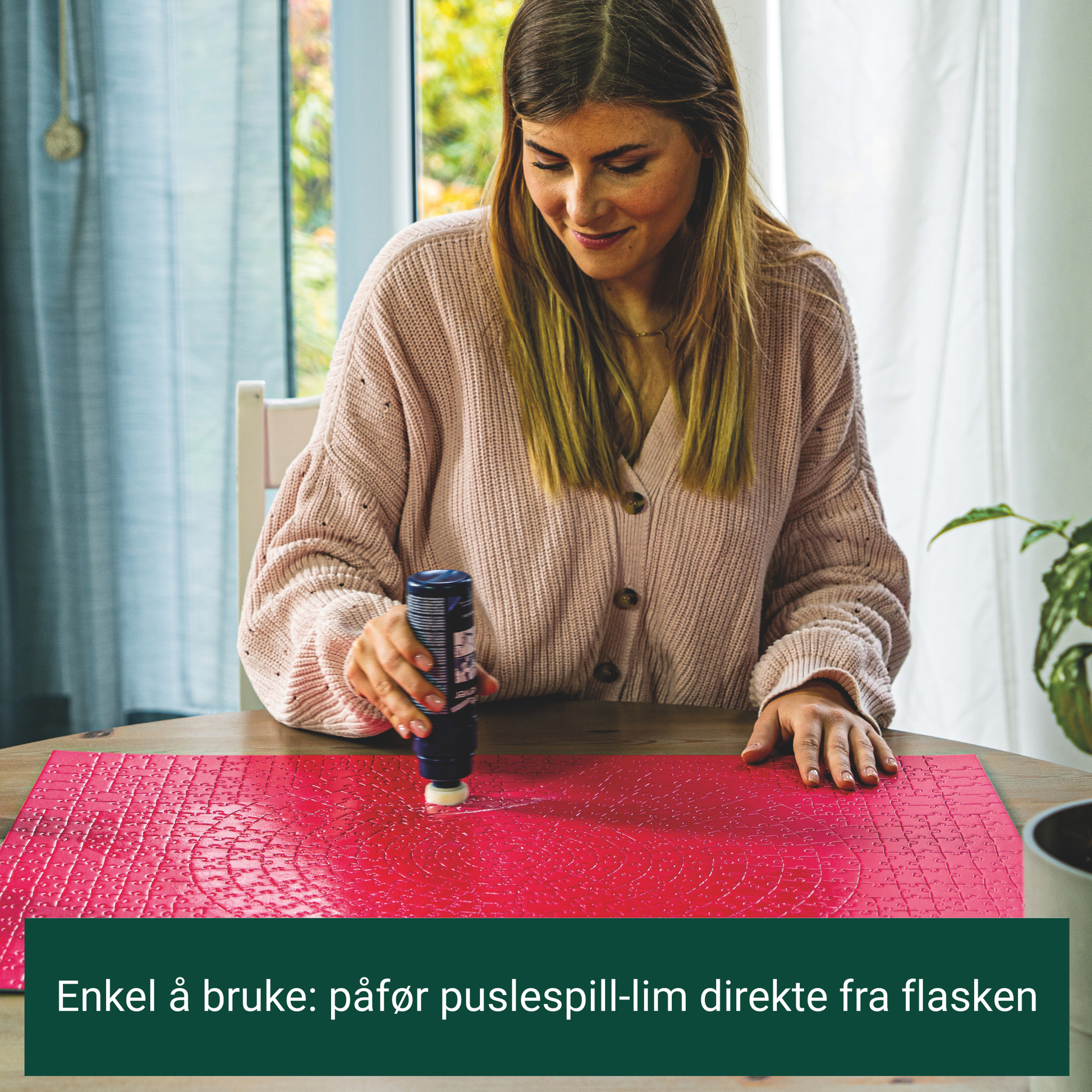 Ravensburger Puzzle Conserver Permanent puslespill-lim flaske med svamp-applikator 200ml