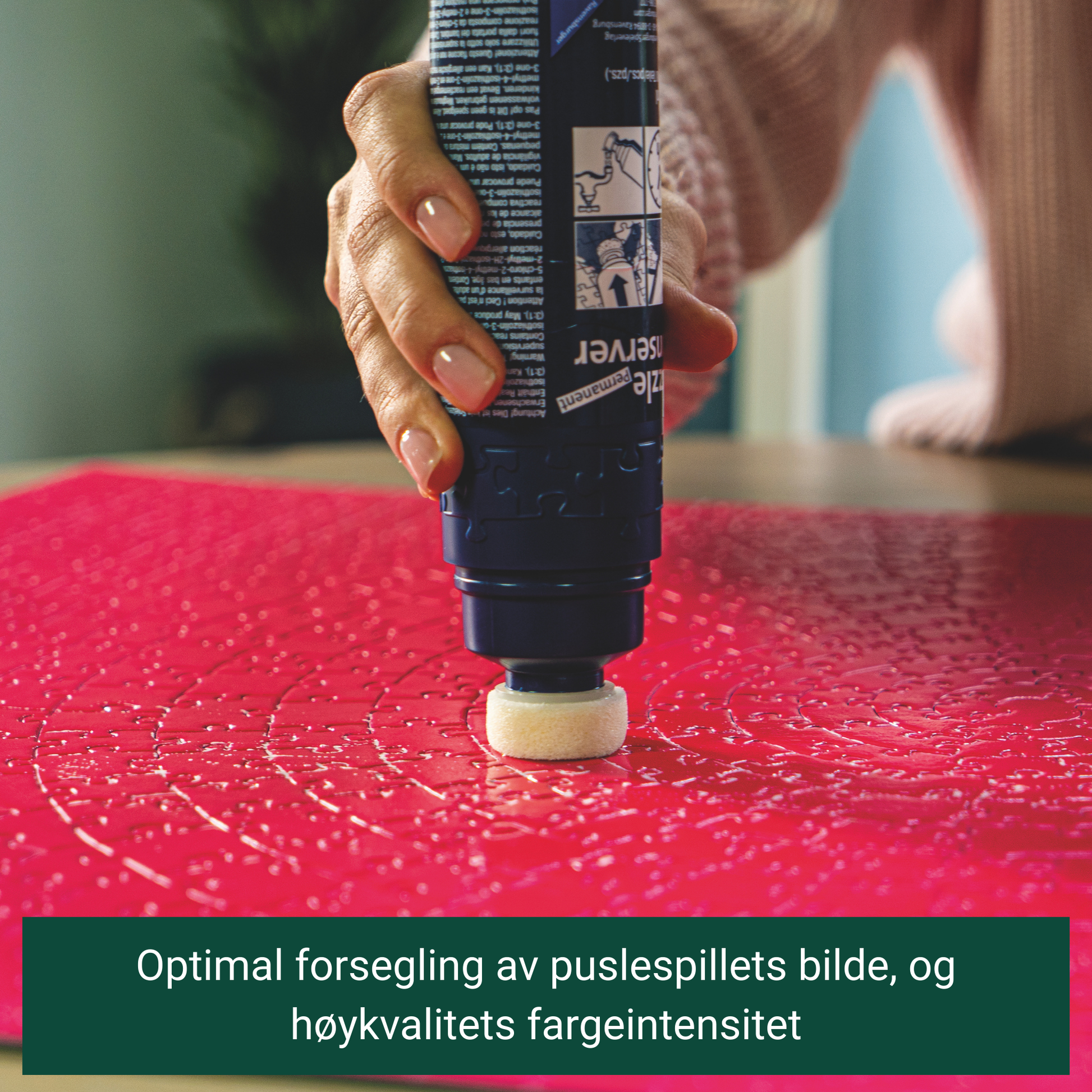 Ravensburger Puzzle Conserver Permanent puslespill-lim flaske med svamp-applikator 200ml