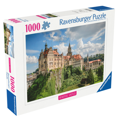 Sigmaringen Castle 1000 brikker Ravensburger puslespill eske med tysk slott motiv