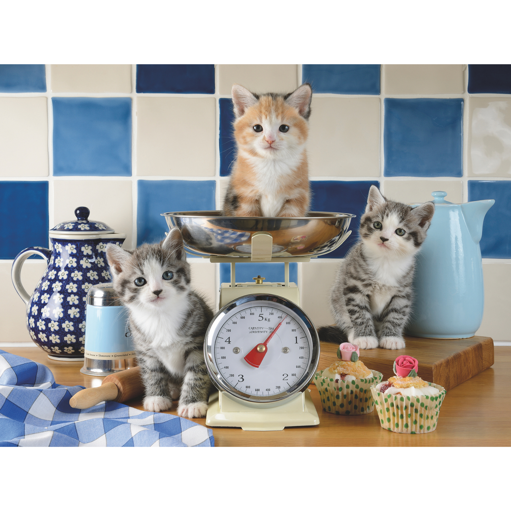 Søte katter puslespillmotiv