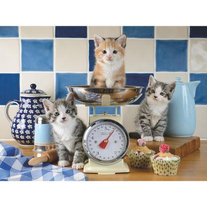 Søte katter puslespillmotiv