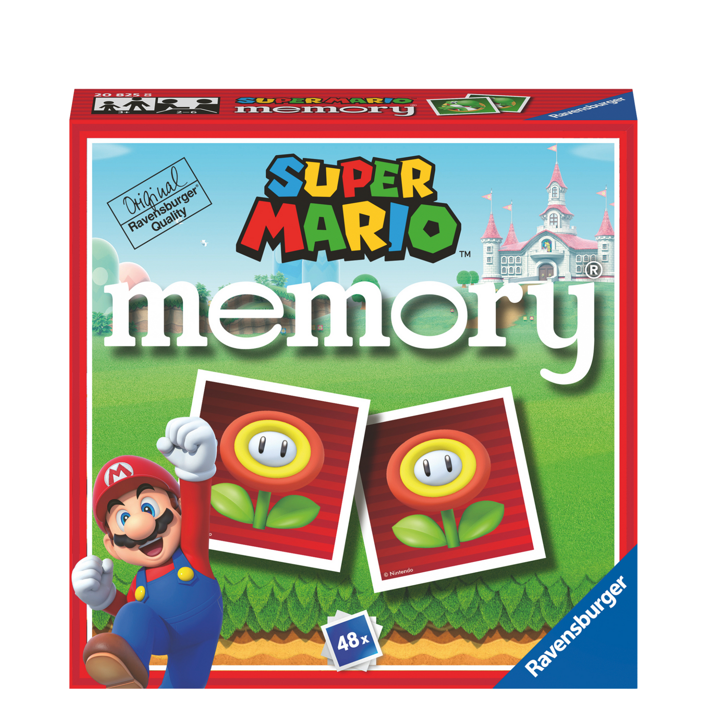 Super Mario Mini Memory Ravensburger spilleske med Mario og Luigi karakterer motiv