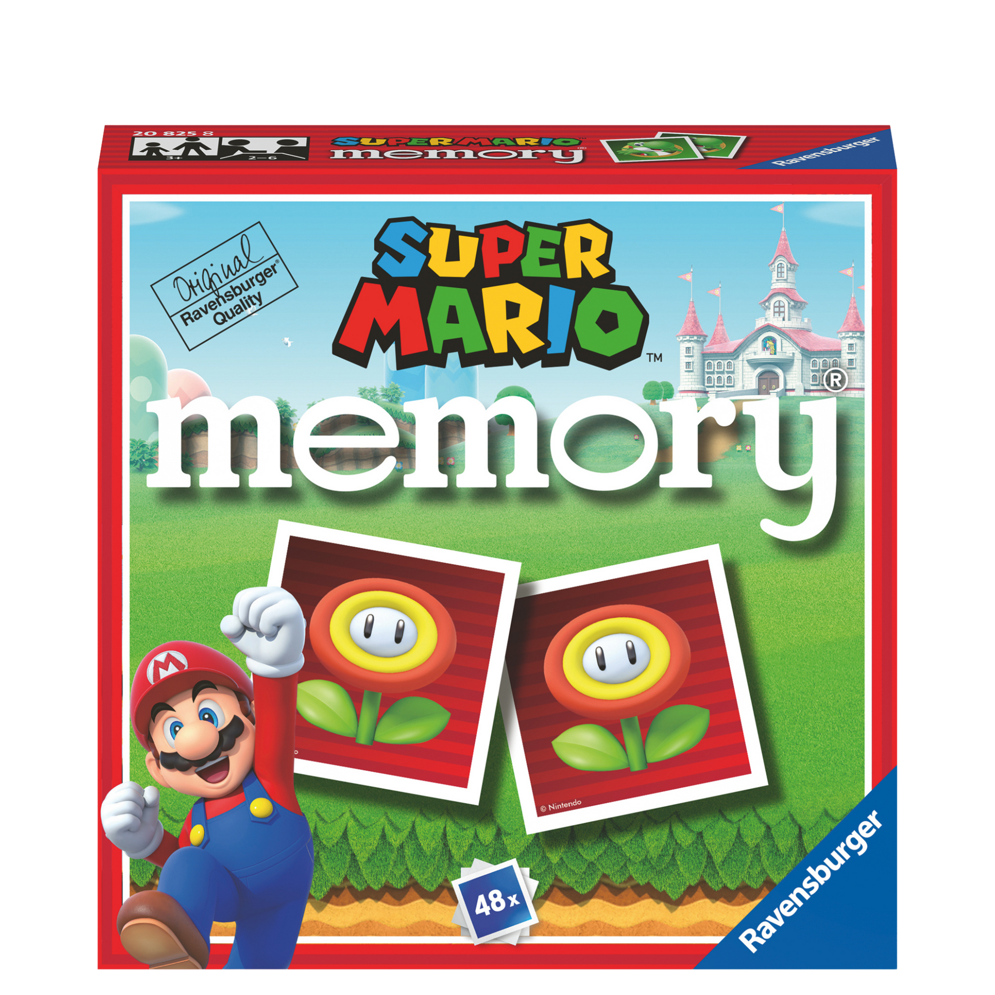 Super Mario Mini Memory Ravensburger spilleske med Mario og Luigi karakterer motiv
