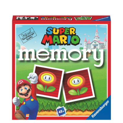 Super Mario Mini Memory Ravensburger spilleske med Mario og Luigi karakterer motiv