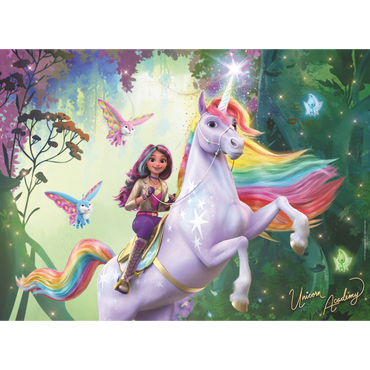 Unicorn Academy puslespillmotiv