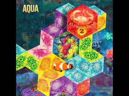 Aqua brettspill illustrasjonsvideo